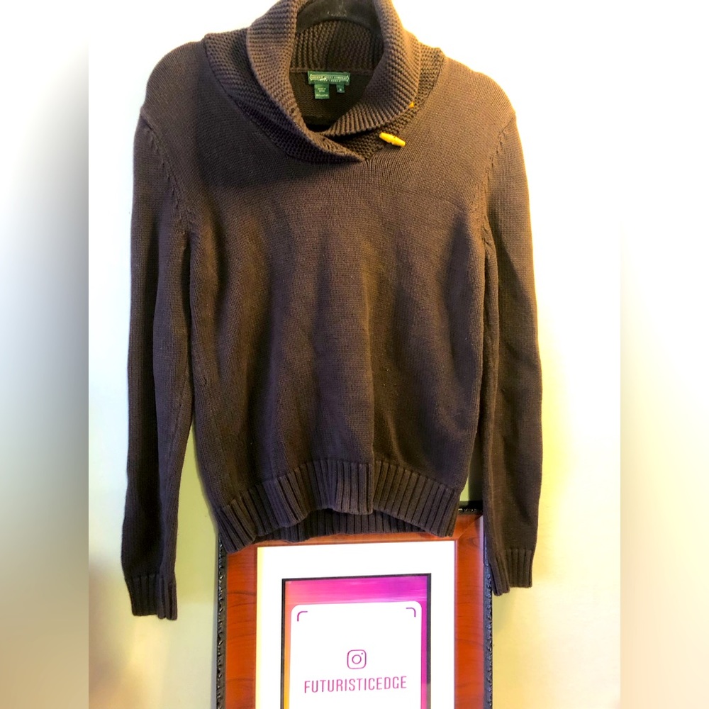 Ralph Lauren Women’s sz M Brown Pullover  Sweater